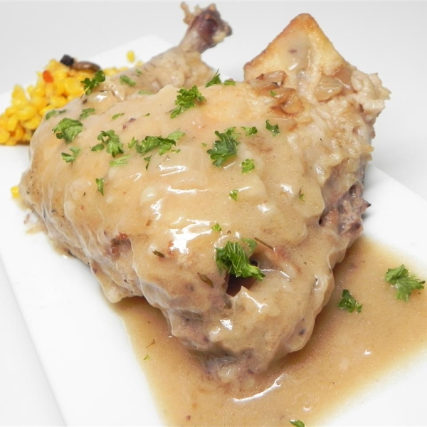 Drunk Chicken in Gravy
