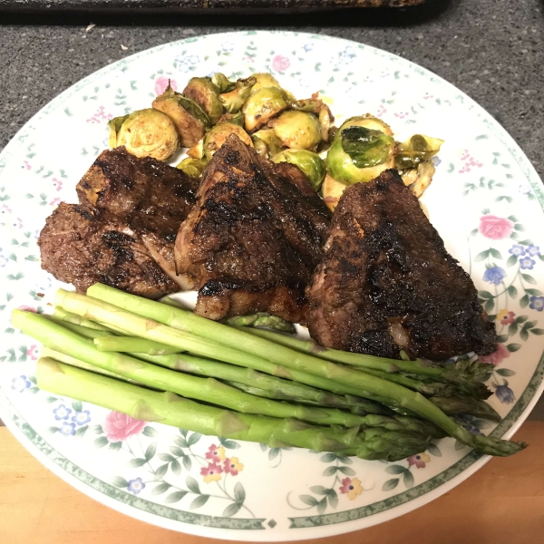 Grilled Lamb with Brown Sugar Glaze