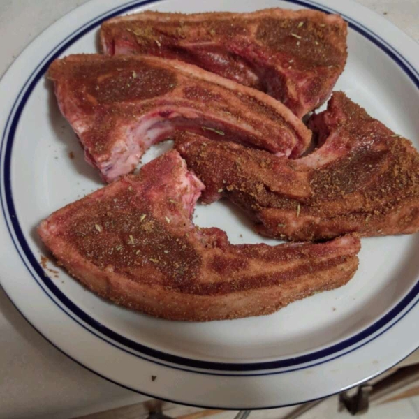 Grilled Lamb with Brown Sugar Glaze