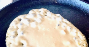 Vegan Protein Pancakes with Blueberries