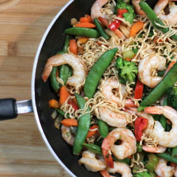 Easy Shrimp Lo Mein