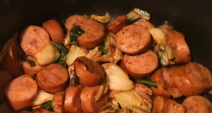 Sausage and Bok Choy Stir-Fry