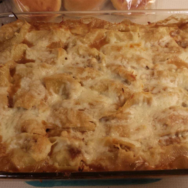 Thanksgiving Leftovers Stuffed Shells