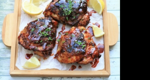 Grilled Harissa Chicken Thighs