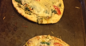 Individual Greek Pita Pizzas