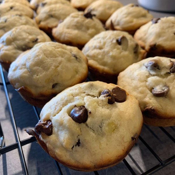 Chocolate Chip Banana Muffins