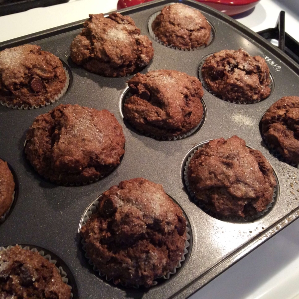 Chocolate Chip Banana Muffins
