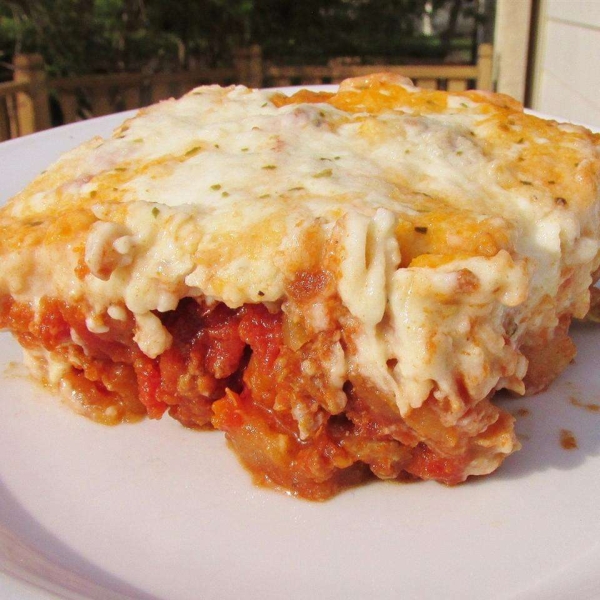 Mama's Oh-So-Savory Lamb and Eggplant Casserole