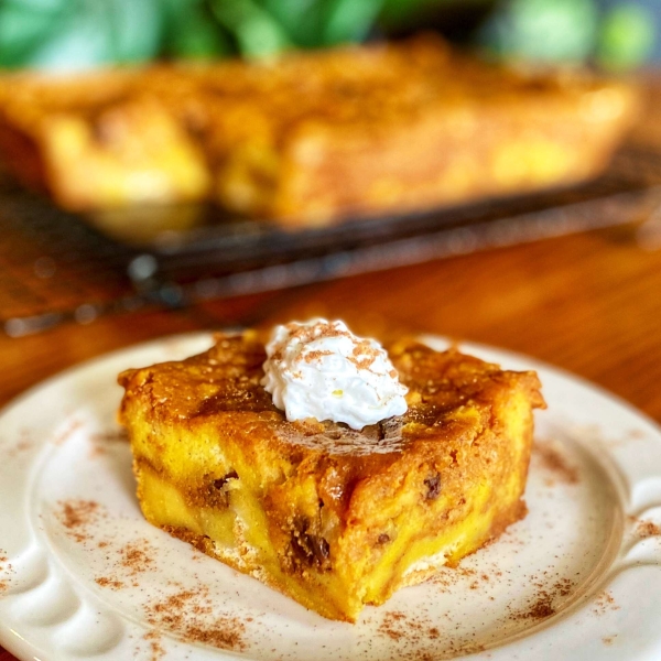 Easy Pumpkin Bread Pudding