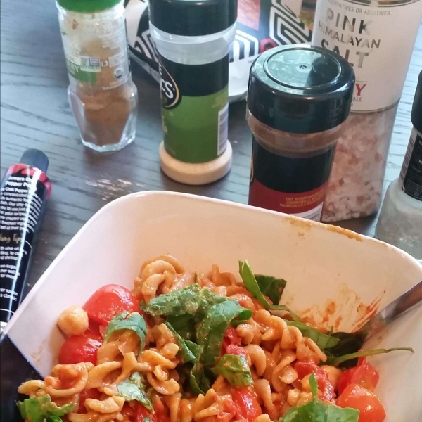 Vegan One-Pot Coconut Curry with Pasta and Vegetables