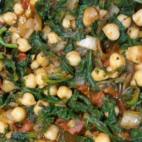 Sandy's Chickpea and Spinach Stew