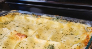 White Cheese Chicken Lasagna