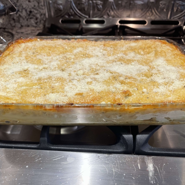 White Cheese Chicken Lasagna