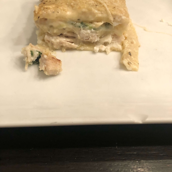 White Cheese Chicken Lasagna