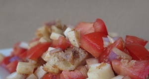 Tomato-Bread Salad with Basil and Capers