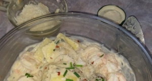 Angel's Ravioli Alfredo with Mushrooms