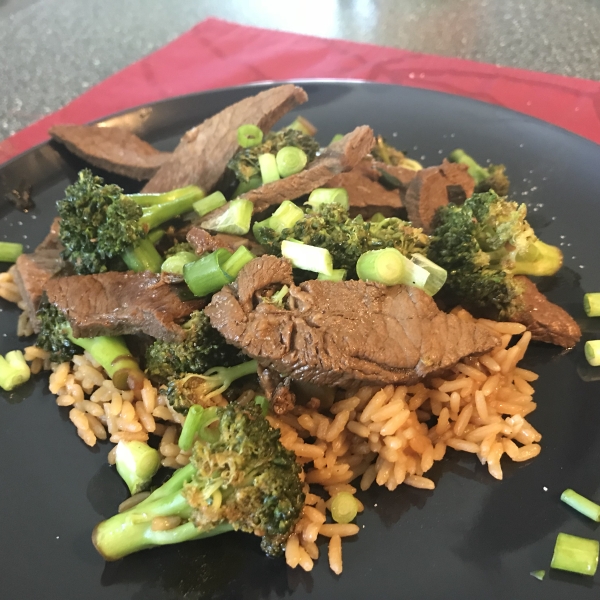 Beef and Broccoli Stir Fry with Whole Grain Brown Rice