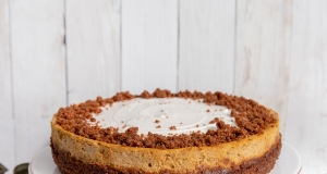 Pumpkin Gingersnap Cheesecake