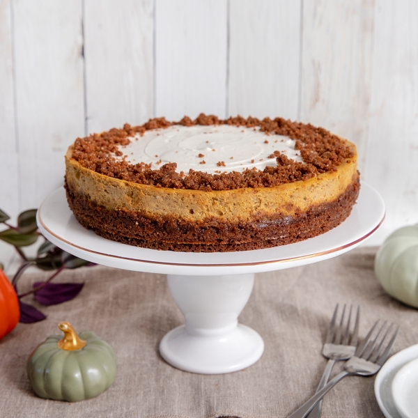 Pumpkin Gingersnap Cheesecake
