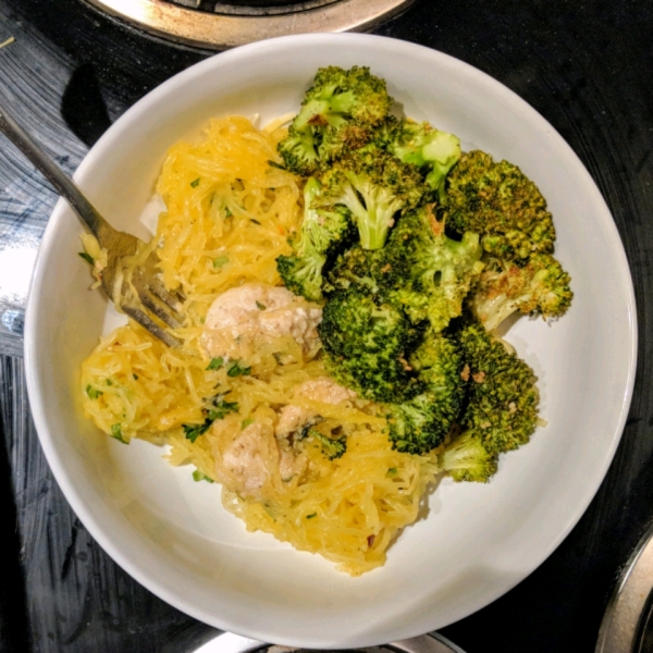 Shrimp Scampi with Spaghetti Squash