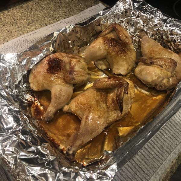 Honey Orange Cornish Hens