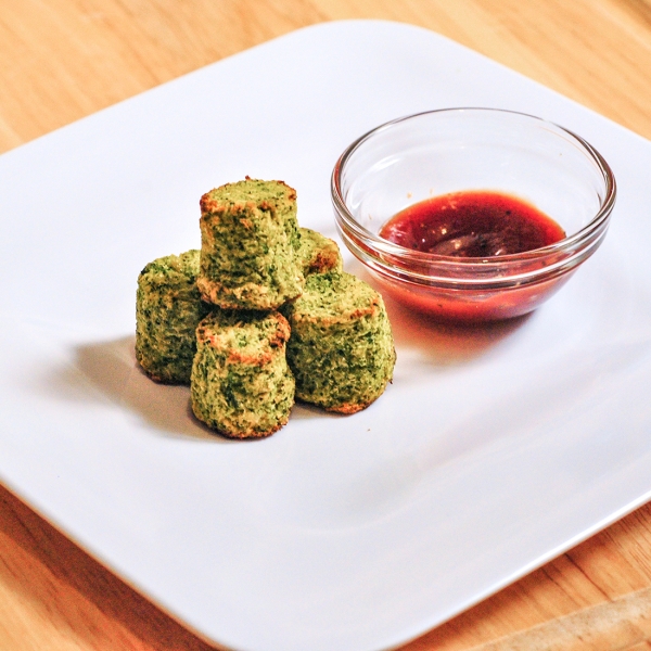 Cheesy Broccoli Cauliflower Tots