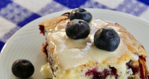 Blueberry Pudding with Hard Sauce