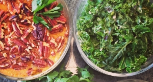 Sauteed Kale with Coconut Milk