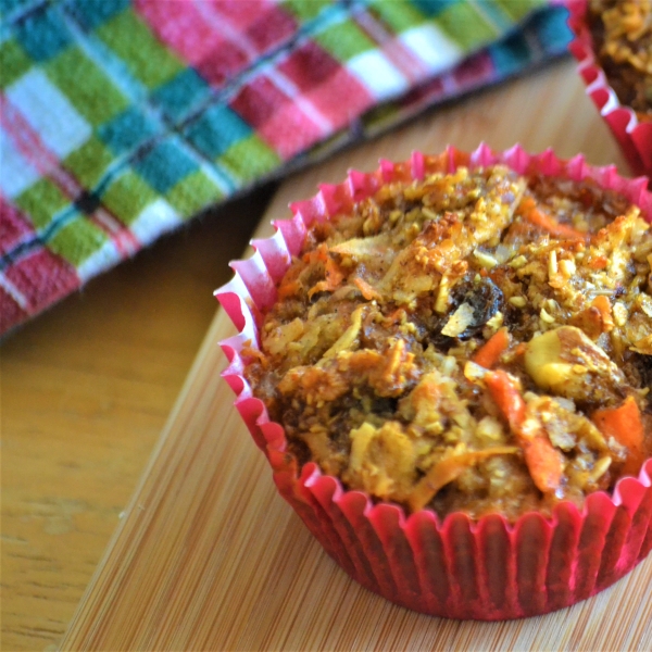 Actually Healthy Morning Glory Muffins