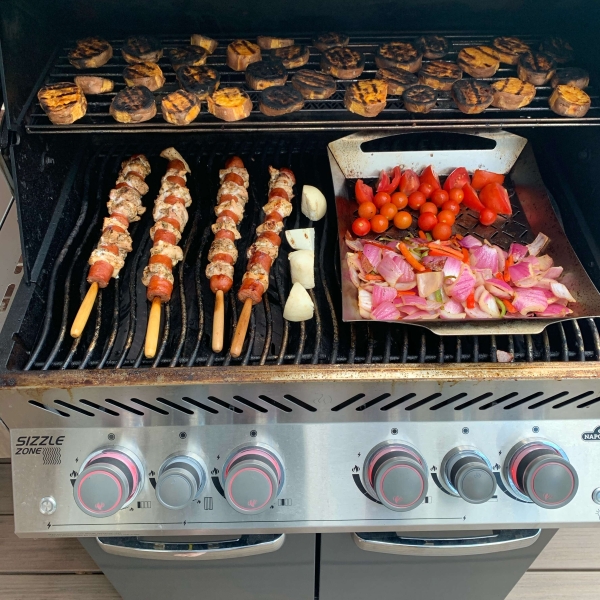 Chorizo and Chicken Skewers