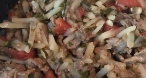 Peruvian Meat and Rice