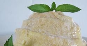 Peach Beehives with Hard Sauce