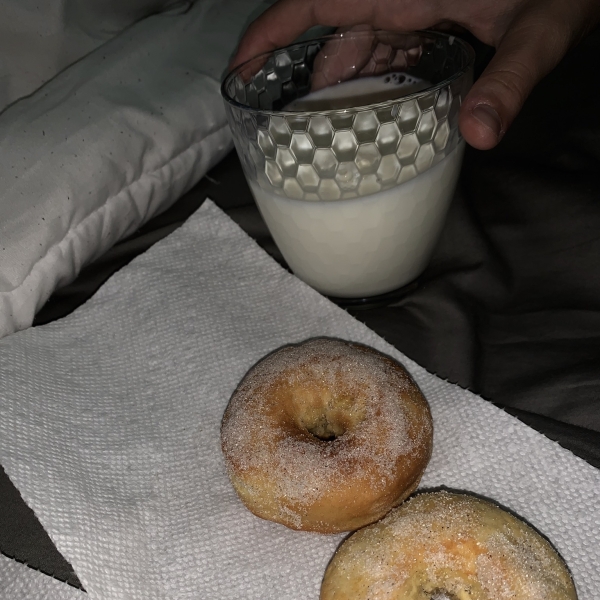 Air-Fried Cinnamon and Sugar Doughnuts