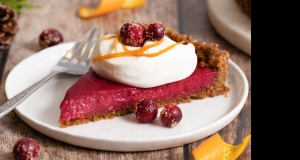Reduced-Sugar Cranberry Curd Tart