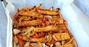 Sheet Pan Mahi Mahi Fajitas