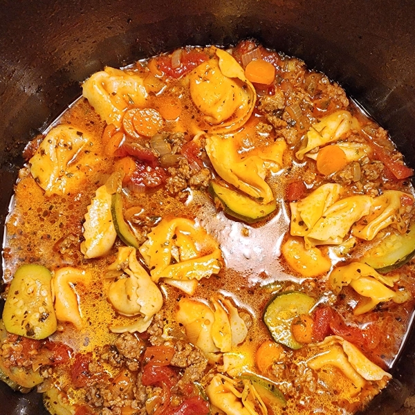 Italian Sausage Soup with Tortellini