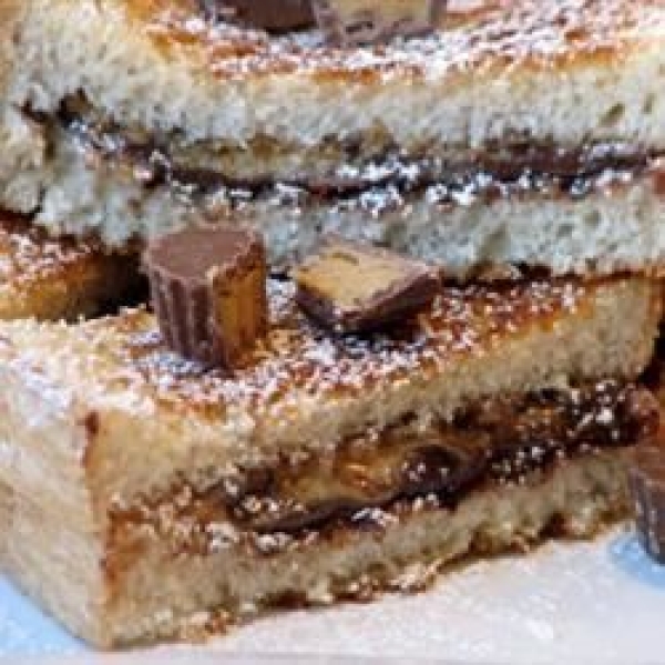 Peanut Butter Cup Grilled Sandwich
