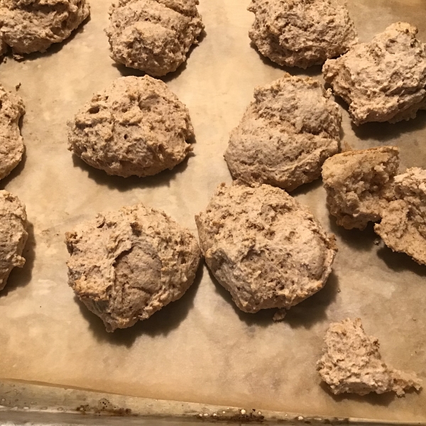 Whole Wheat Drop Biscuits