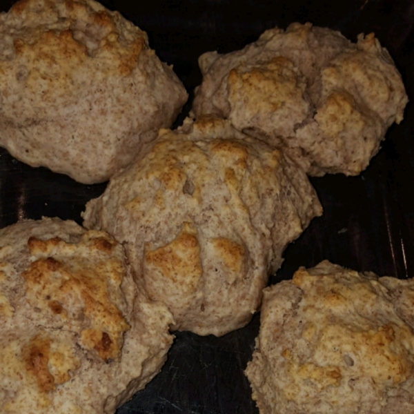 Whole Wheat Drop Biscuits