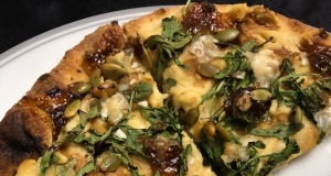 Arugula and Hummus Mini Pizzas