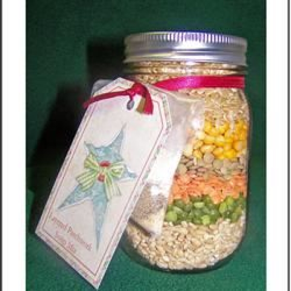 Layered Patchwork Soup Mix