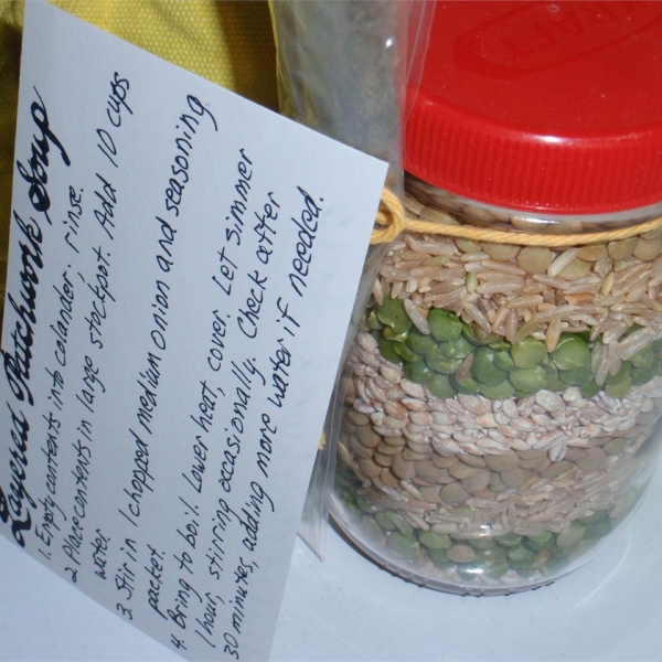 Layered Patchwork Soup Mix