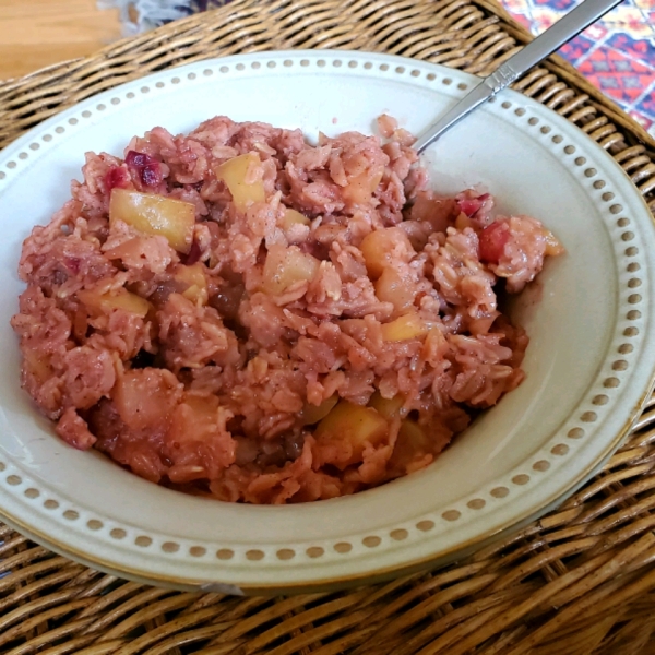 Cranberry Apple Oatmeal
