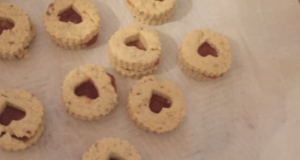 Sugar Free Sour Cream Linzer Cookies