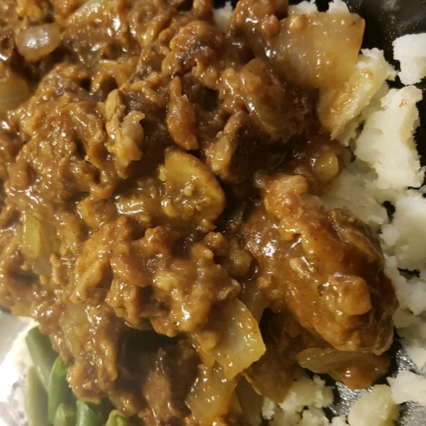 Venison Salisbury Steak