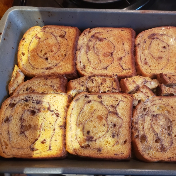 Made-Over French Toast with Spiced Pears