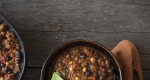 Ghost Pepper Bison Chili with Quinoa