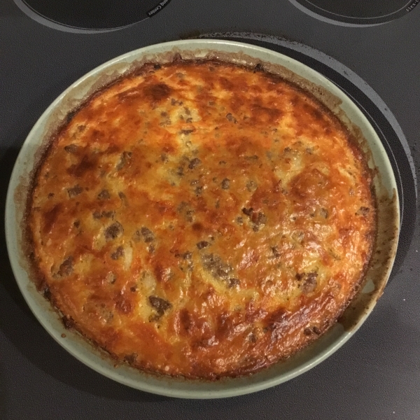 Impossibly Easy Cheeseburger Pie