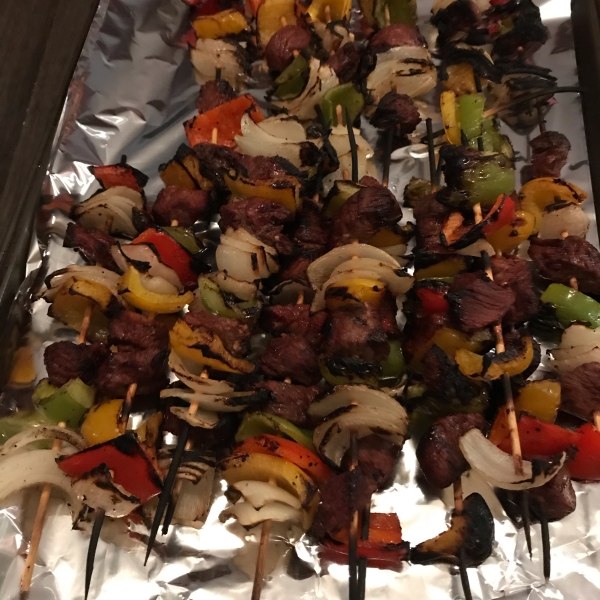 Mom's Beef Shish Kabobs