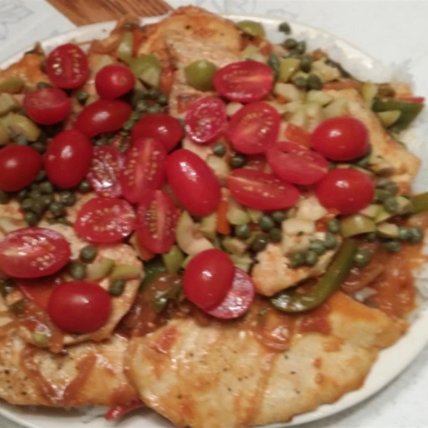 Easy Chicken Veracruz